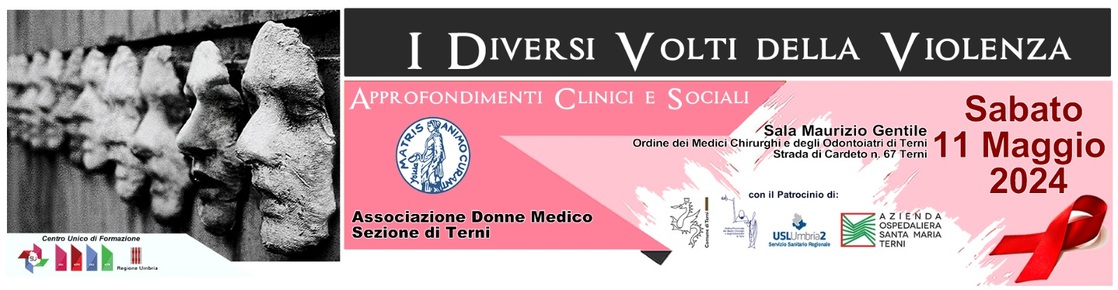 Banner i volti della violenza incontro informativo dell'11 maggio 2024 794