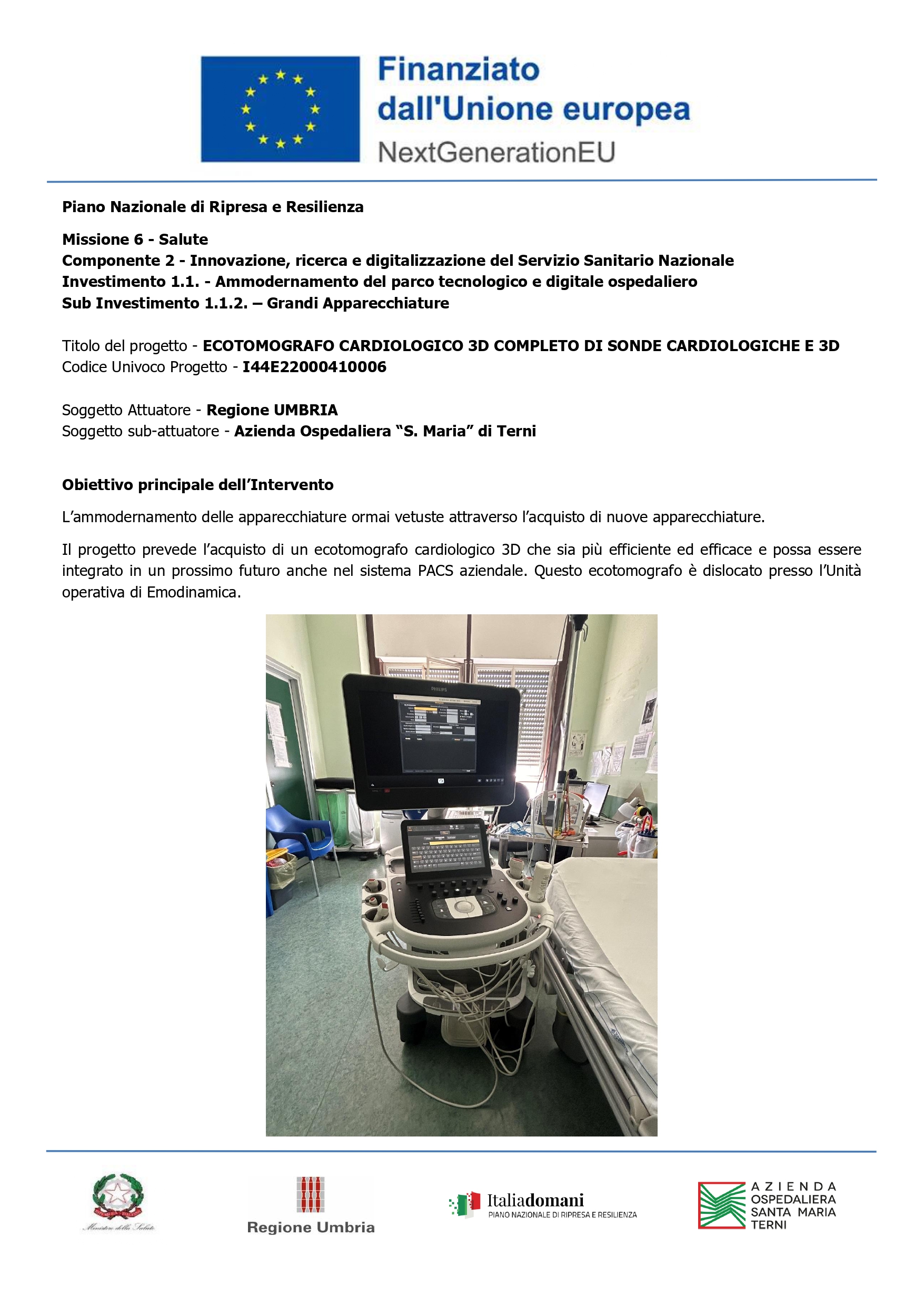 ECOTOMOGRAFO CARDIOLOGICO 3D COMPLETO DI SONDE CARDIOLOGICHE 3D 4780