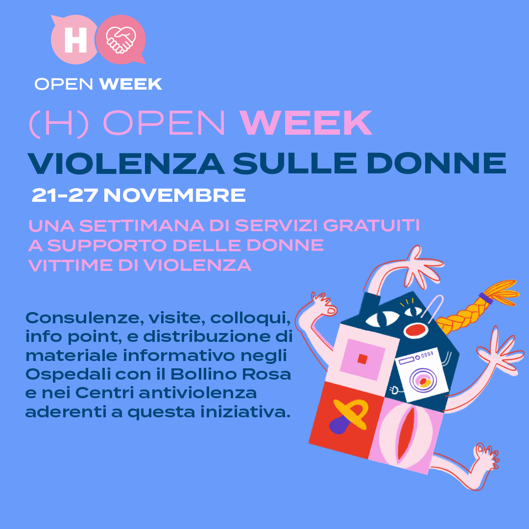 Campagna open week contro la violenza sulle donne Ospedale con Bollini Rosa 2 4451